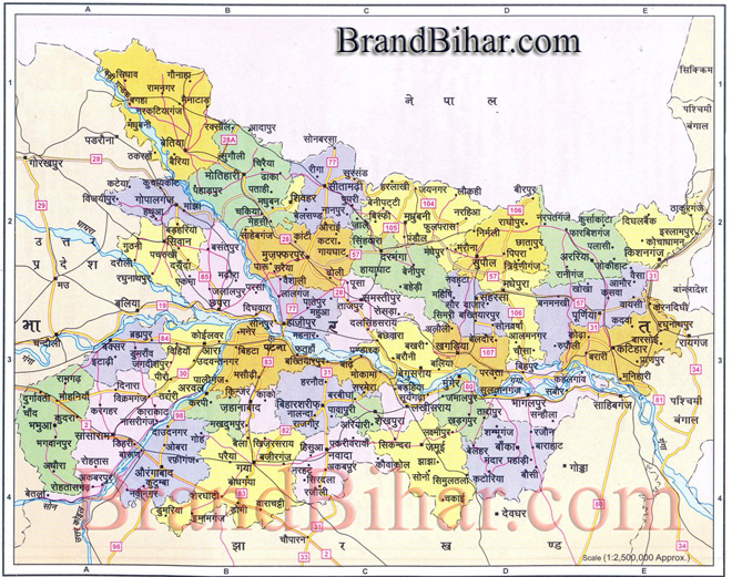 Bihar Political Map
