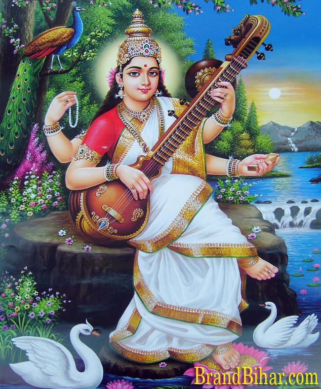 सरस्वती पूजन व प्रार्थना  Goddess Saraswati